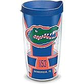Tervis Made in USA Double Walled University of Florida Gators Insulated Tumbler Cup Keeps Drinks Cold & Hot, 16oz Water Bottle, Spirit
