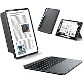 ESR for iPad 11" (A16) 2025/10th Gen Case with Keyboard, Magnetic Detachable Keyboard, Portrait/Landscape Modes, Large Click-Anywhere Trackpad, Backlit Keys, Shift Series, Dark Gray