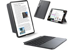 ESR for iPad (A16) 11th/10th Gen Case with Keyboard, Magnetic Detachable Keyboard, Portrait/Landscape Modes, Large Click-Anyw