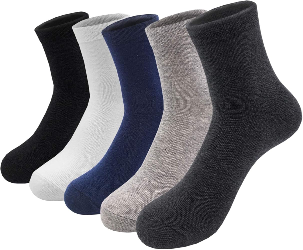 Mua 靴下 メンズ ビジネスソックス 男靴下 綿 抗菌防臭 吸水速乾 蒸れない 足 臭い 涼しい 無地カジュアルソッ クス 5足セット Tren Amazon Nhật Chinh Hang Fado