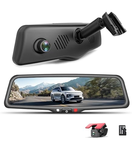 Amazon.com: Voxx RVMDVR Rearview Mirror with a 2K DVR Front Camera