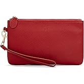 befen Genuine Leather Wristlet Clutch RFID Blocking Bag Cell Phone Wallet Purse Wristlet Wallet Purses and Handbags for Women