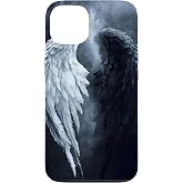 Gothic Angel Wings Smoke Case for iPhone 13