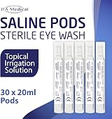 JFA Medical Sterile Saline Eye Wash Pods 20ml Box of 30 view 2