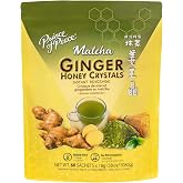 Prince of Peace Instant Ginger Honey Crystals with Matcha, 60 Sachets &ndash; Instant Hot or Cold Beverage that Soothes Throat &ndash; Easy to Brew &ndash; Drink Like a Tea &ndash; Gluten Free &ndash; Real Ginger