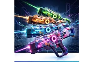 Rechargeable Laser Tag Guns Set of 4, Lazer Tag Game for Kids Teens & Adults, Boys & Girls Outdoor Teenage Group Activities, 
