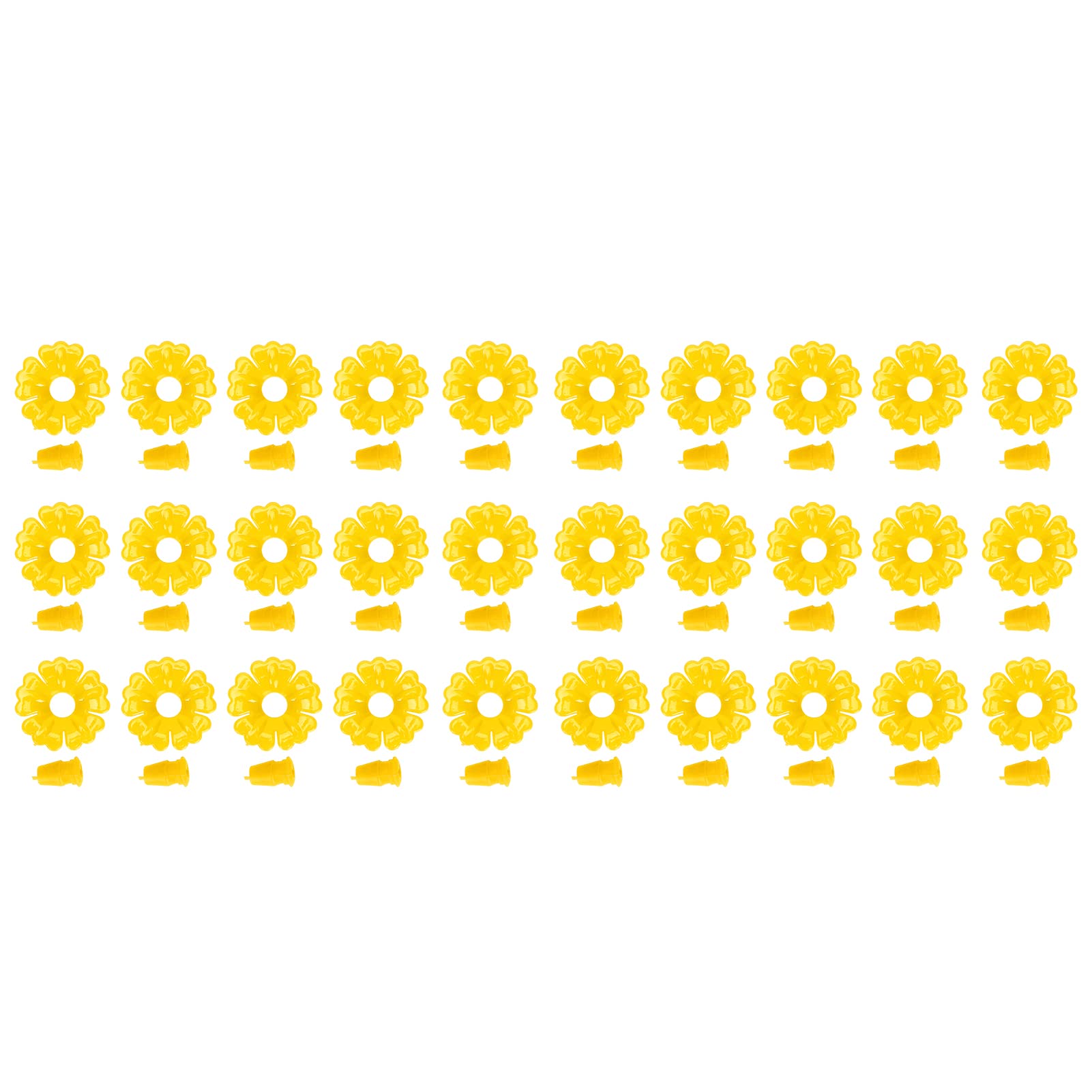 Outdoor Bird Feeder, 30 Pack Hummingbird Feeder Flowers Hanging Bird Feeding Ports Replacement Parts for Garden Supplies, Backyard Birding, Patio Decor, Yard Ornament, Outdoor La