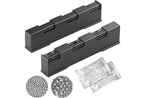 KEJIAR Cigar Humidifier, Innovative Sliding Lid Cigar Humidor Accessories for Men, Humidor Humidifier with Manual Humidity Control, Cigar for Men Care Specialist-2 Piece (Black)