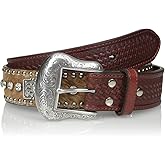 Nocona Men's Clear Bar Bling Belt