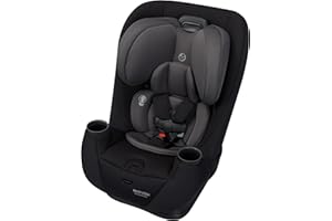 Maxi-COSI Pria All-in-One Convertible Car Seat, Infant to Toddler Car Seat, Easy-Install Harness, Machine-Washable Cover, 5-100 lbs, Sea Shadow