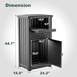 MAIUSCOLI Package Delivery Box for Outside, Large