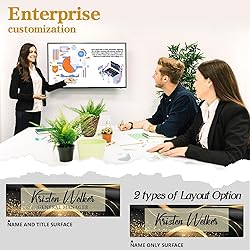 Custom Office Name Plate for Desk - Desk Name Plate