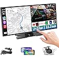 Largest 11.5 inch Wireless CarPlay Screen for Car,Built-in N-etflix/YouTube/TikTok and other apps,A-pple CarPlay & Android Au