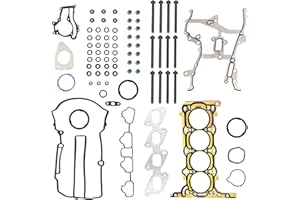 Wrpaulk Cylinder Head Gasket Set with Head Bolt Kit for 2011-2016 Chevrolet Trax/Sonic/Cruze/Cruze,for Buick Encore 2013-2016 1.4L Turbo OE#HSCV001, HS54898, HS31411, HS26540PT-1