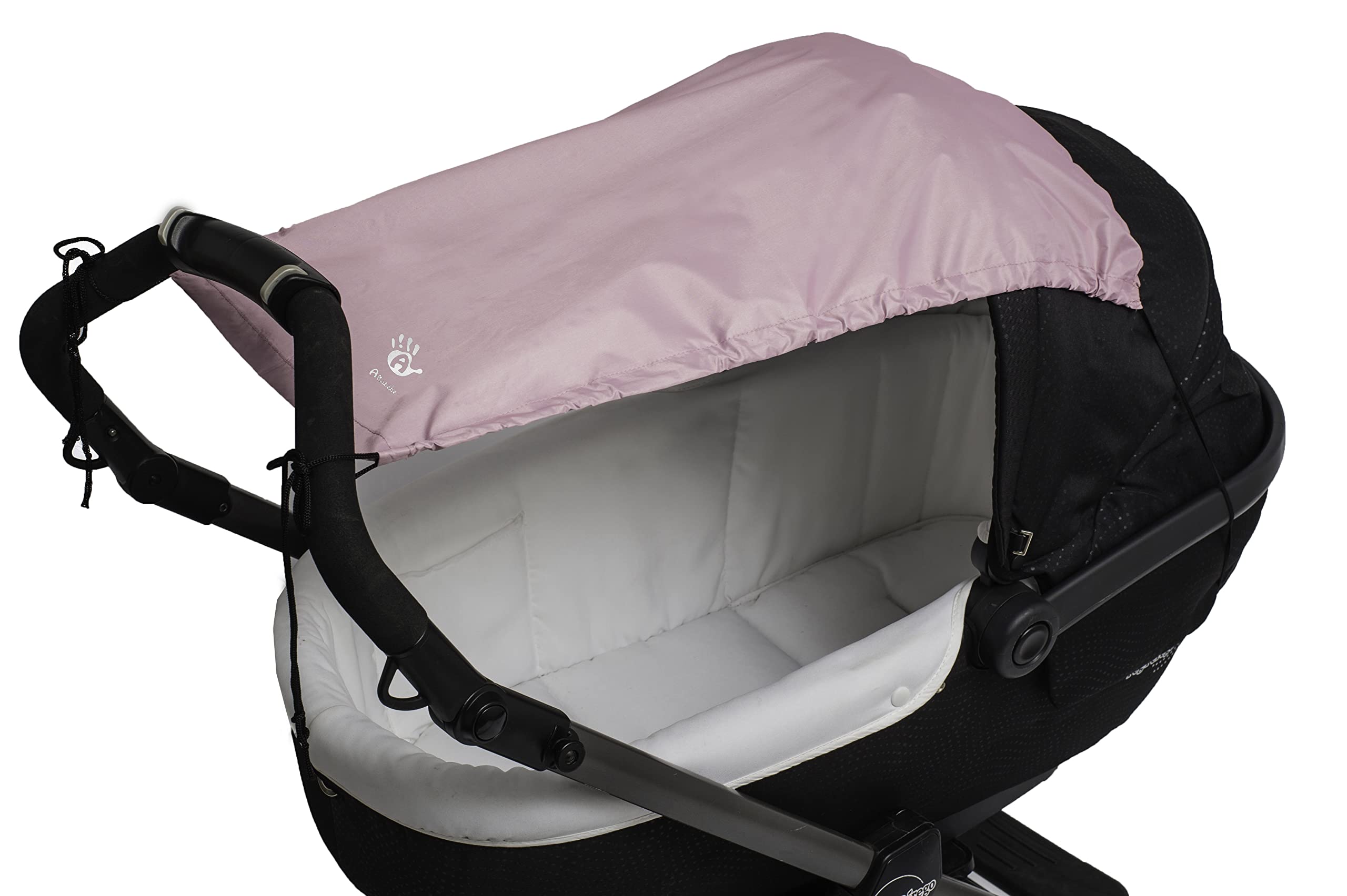 Altabebe Universal Baby Sunshade for Pram and Stroller with Anti-UV Protection 50 Plus, Rose