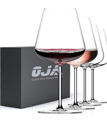 Amazon.com | Super Large 30OZ Wine Glasses-Hand Blown Crystal Giant Wine  Glasses, Big Burgundy Glasses Oversized, Red White Wine,Luxury, Elegant,  Ideal Gift for Women,Men,Christmas,Anniversary,Birthday (Pack of 4): Wine  Glasses