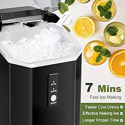 NicBex Nugget Ice Makers Countertop,Ice Machine