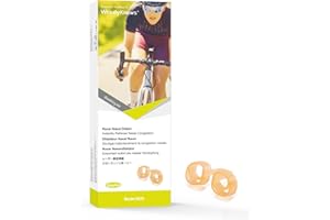 WoodyKnows Racer Nasal Dilator, Soft and Flexible, Improves Sports Airflow, Nasal Congestion aid, Enhance Contact Sports (Trial XS/S/M/L)