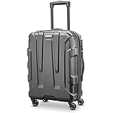 Samsonite Centric Hardside Expandable Luggage with Spinner Wheels, Black, Carry-On 20-Inch