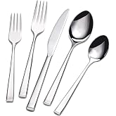 Towle Living Dream 20-Piece Stainless Steel Flatware Set, Service for 4, Silver