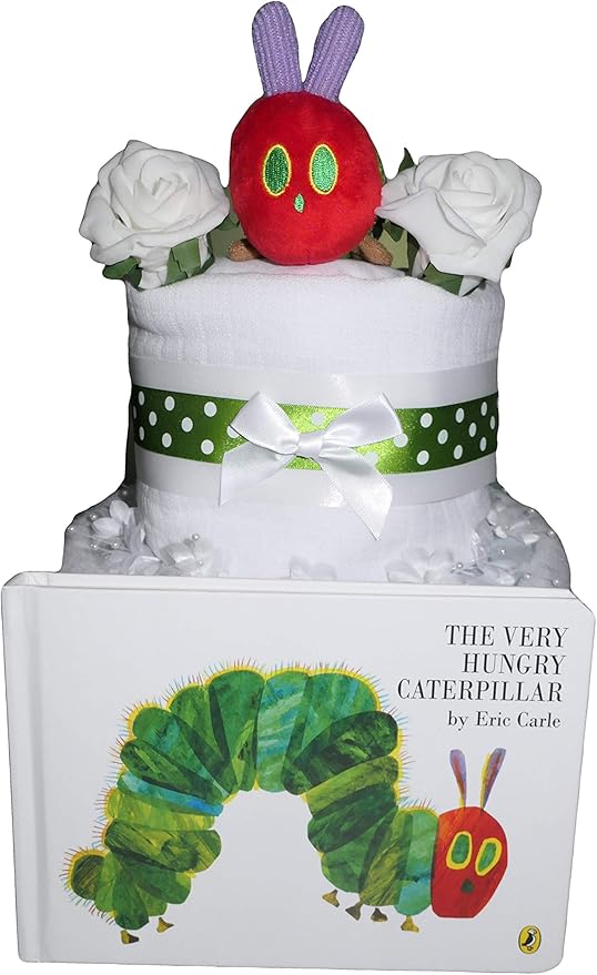 hungry caterpillar nappy cake