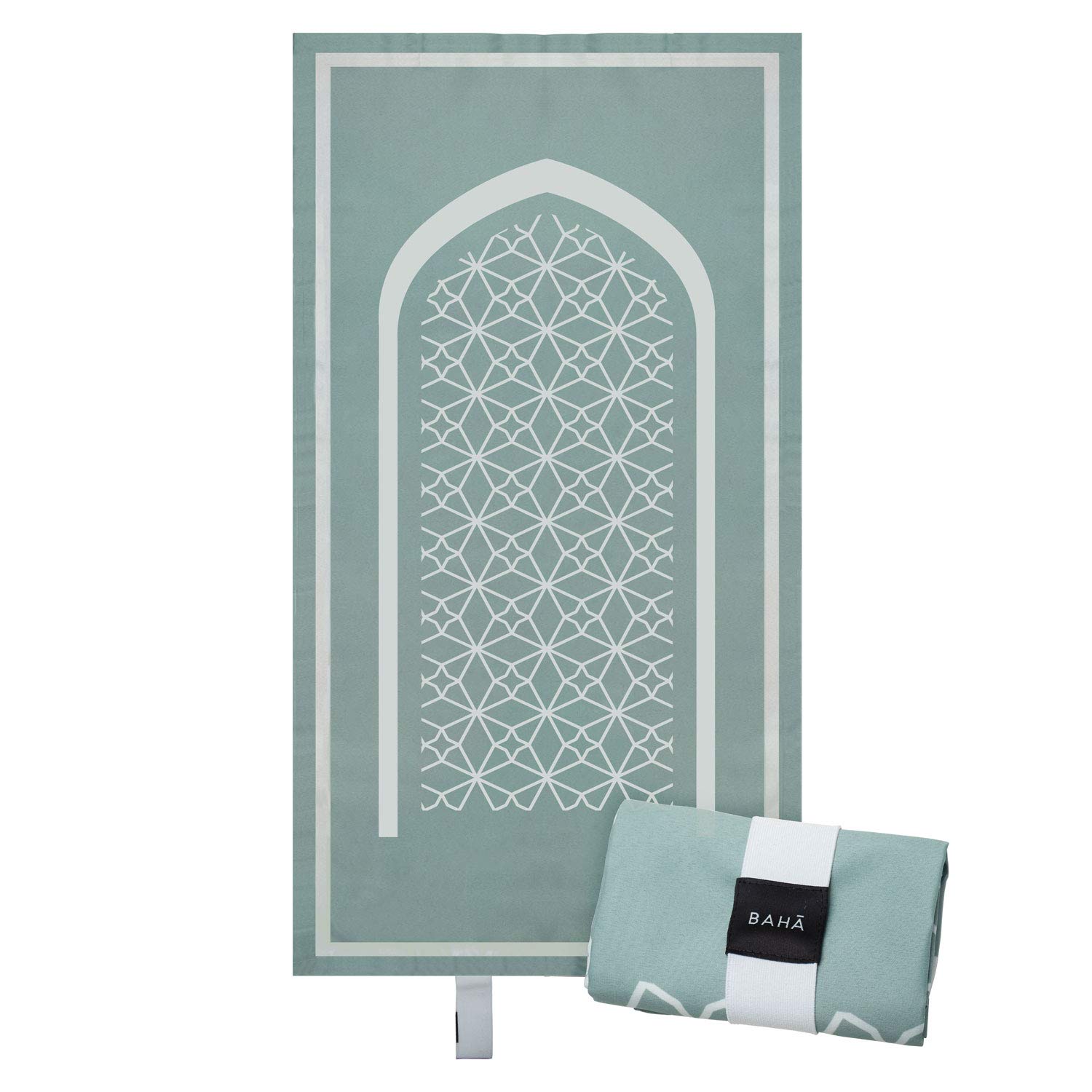 BAHĀ Portable Prayer Mat | Travel Prayer Mat, Foldable Prayer Mat for Muslims, Perfect Muslim Gift