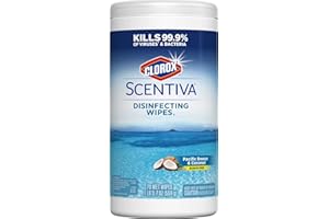 CLOROXPRO Clorox Scentiva Wipes, Bleach Free Cleaning Wipes - Pacific Breeze & Coconut, 70 Count (31767)