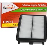 EPAuto GP061 (CA12061) Engine Air Filter Replacement for Acura and Honda | Acura MDX, TLX, Honda Pilot, Odyssey, Passport, Ridgeline &ndash; Fits V6 &amp; 2.0L Models (2016&ndash;2025)