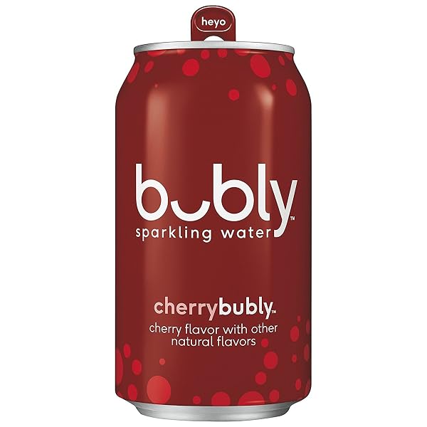 BUBLY SPARKLING WATER, CHERRY, 12 OUNCE (PACK OF 8)
