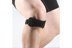 Knee brace – with adjustable compression strength, suitable for the leg.