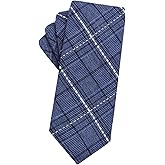 Gsyziux Striped Ties for Men, 2.36" Plaid Mens Tie Skinny Men's Neckties for Business Graduation Party Wedding