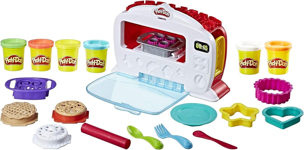 Play-Doh Kitchen Creations Magical Oven Play Food Set 6 Colors 3+