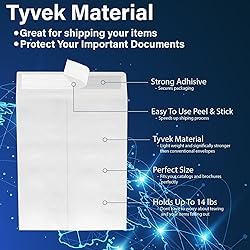 Tvek® 10" x 53" Envelope, Tear Resistant