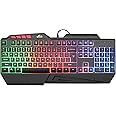 Rii RGB LED Wired Gaming Keyboard,Standard Keyboard for PC,Laptop,Office,Gaming