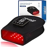 DGQY Cordless Red Light Therapy for Hand 4000mAh Rechargeable Battery Infrared Gloves LED Light Therapy Pad Device for Hands Finger Palm Home Travel Use