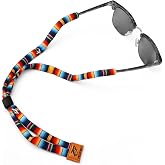 Pilotfish Premium Cotton Eyewear Retainer Sunglass Strap - Multiple Design Options - Soft &amp; Durable Sunglass Holder