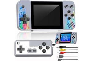Handheld Game Console with 800 Classical FC Games 3.5 inch Color Screen 1200mAh Rechargeable Battery Support for Connecting TV and Two Players Coniengk Portable Retro Video Game Gift for Kids