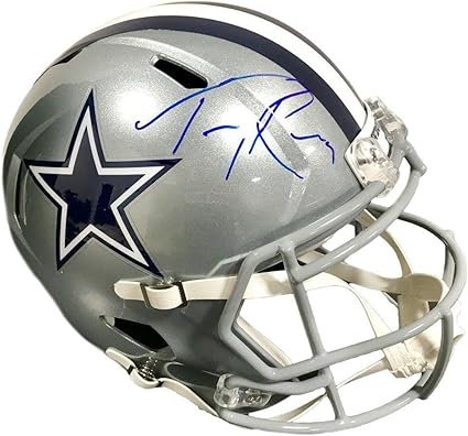tony romo signed football
