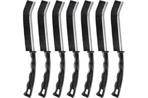 WDRIGE 7Pcs Crevice Cleaning Brush for Household Use, Gap Cleaning Brush,Grout Brush,Hard Bristle Cleaning Brush for Kitchen Bathroom New Multifunctional Corners Cleaning Brush Tool （7Pcs）