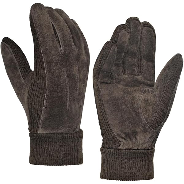 MioCloth Winter Warm Thermal Suede Glove Fleece Lining Driving