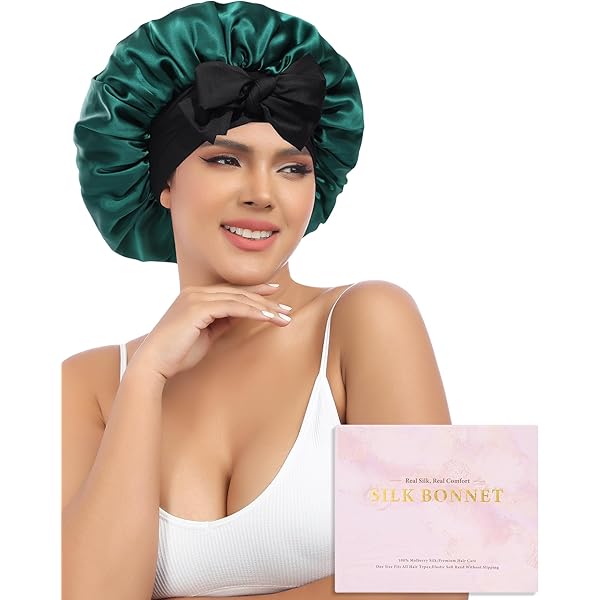 Amazon.com : Mosytuky Music Shark Print Silky Satin Bonnet