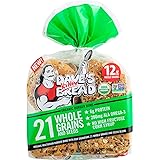 Dave's Killer Bread Organic Burger Buns, 21 Whole Grains & Seeds, 6g Protein, 12g Whole Grains,, 16Count (2)