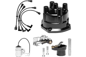 RPS Tune Up Kit for MerCruiser & OMC 2.5L, 3.0L, 3.7L Engines (1963-1989) | Distributor Cap, Rotor, Points, Condenser & Spark