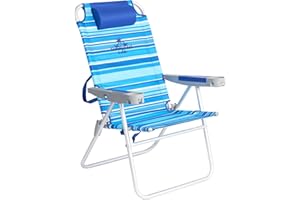 SUNNYFEEL Tall Folding Beach Chair Lightweight, Portable Sand Chair for Adults Heavy Duty 500 LBS with Cup Holders, Foldable High Camping Lawn Chairs for Camp/Outdoor/Picnic/Concert/Sports