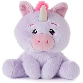 The Petting Zoo Unicorn Stuffed Animal Plushie, Snugletz, Kids Gifts, 7 in | Unicorn Mystical Animals by Zoologee. Great Toys for Girls and Boys. Plush Gifts for Kids