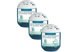 Indoor Air Purification Dust Removal Magic Box, Multi-Functional Air Purification Filtration Aroma Box Cleaner 120g, Strong P