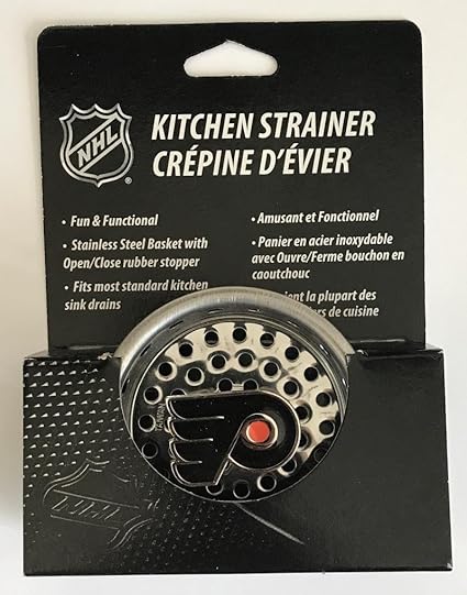 Hcw Philadelphia Flyers Stainless Steel Kitchen Sink Nhl Strainer