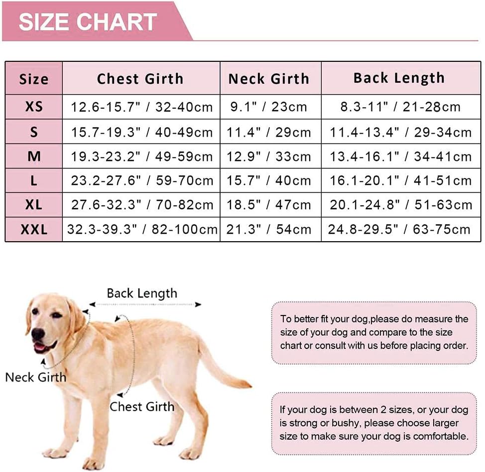 Kuoser Dog Surgery Recovery Suit, Dogs Recovery Suits Female Spay and Male Neuter for Post-Op Care - Image 5