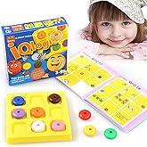 9-color puzzle game, IQ Logic positioning for kids Ages 3 and Up. Travel game for car. STEM toys with 60 sets of questions beginner to advanced levels. Educational Strategy board game as gifts for kid