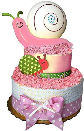 snail diaper cake